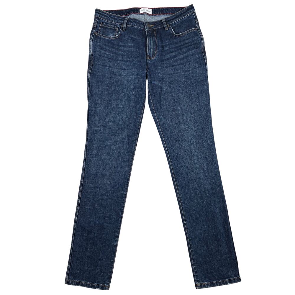 Dish Denim Jeans 31 x 32 Womens Skinny Leg Stretch Dark Wash Mid Rise Classic